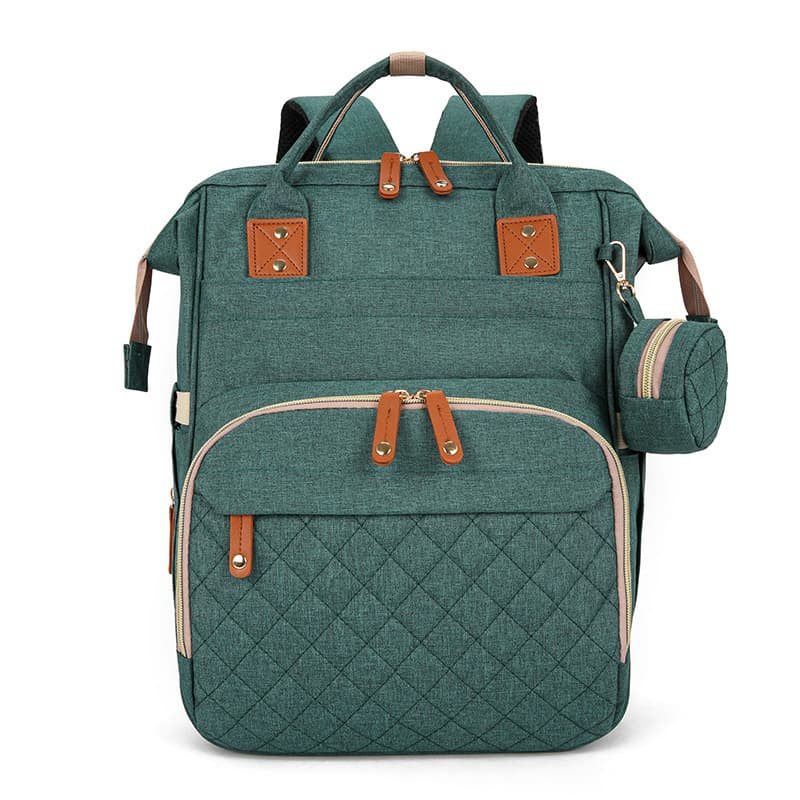 New Mom Bag Large Capacity Portable Baby Bag Embroidery Pacifier Bag Lightweight Double Shoulder Maternity Bag
