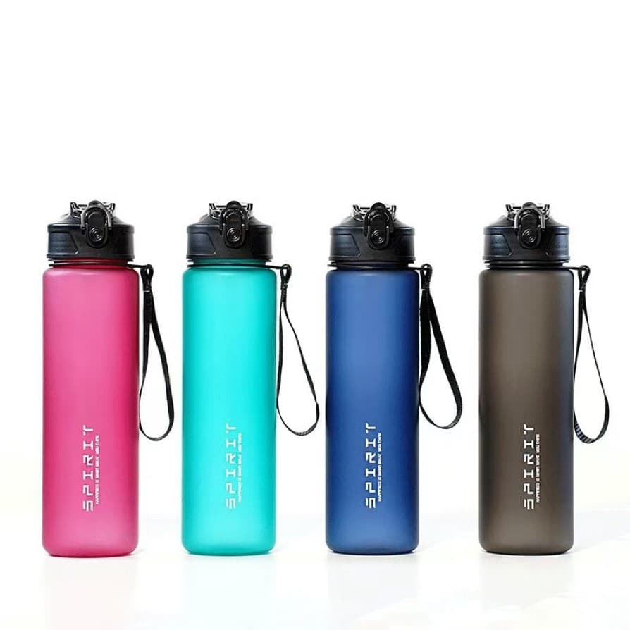 750ML Minimalist Cross-border Solid Frosted Sports Water Bottle Portable Fashion Bestseller