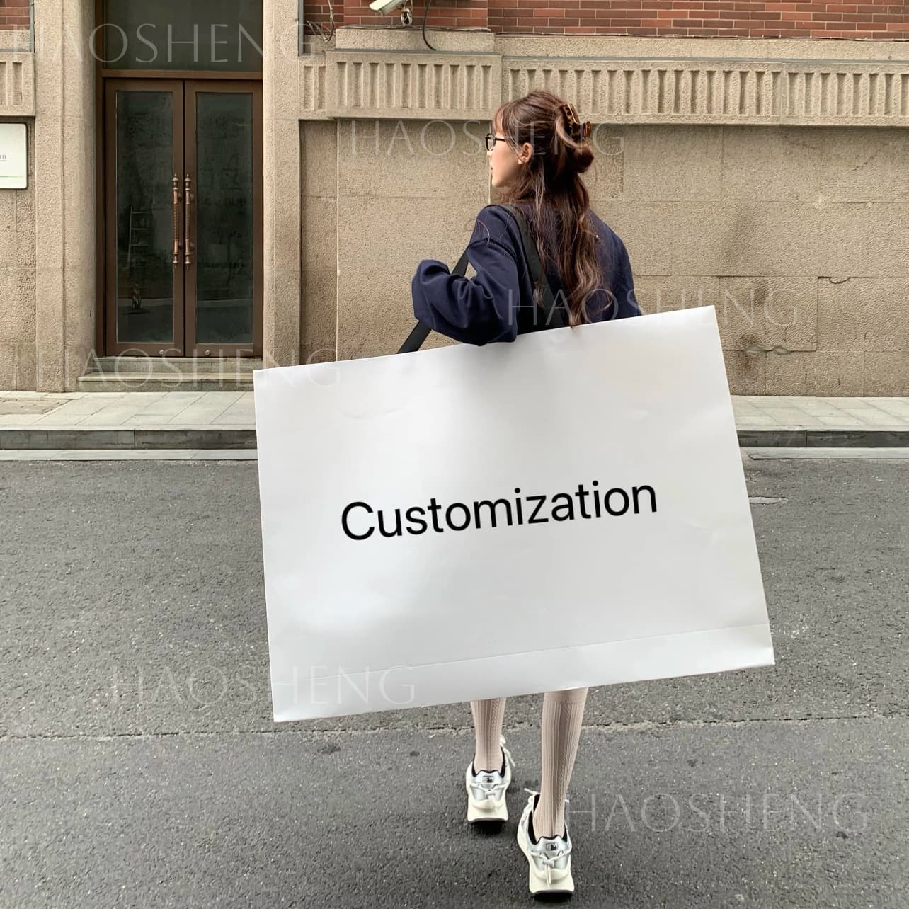 Extra Large Shopping Bag, Huge Garment Paper Bag with Logo.