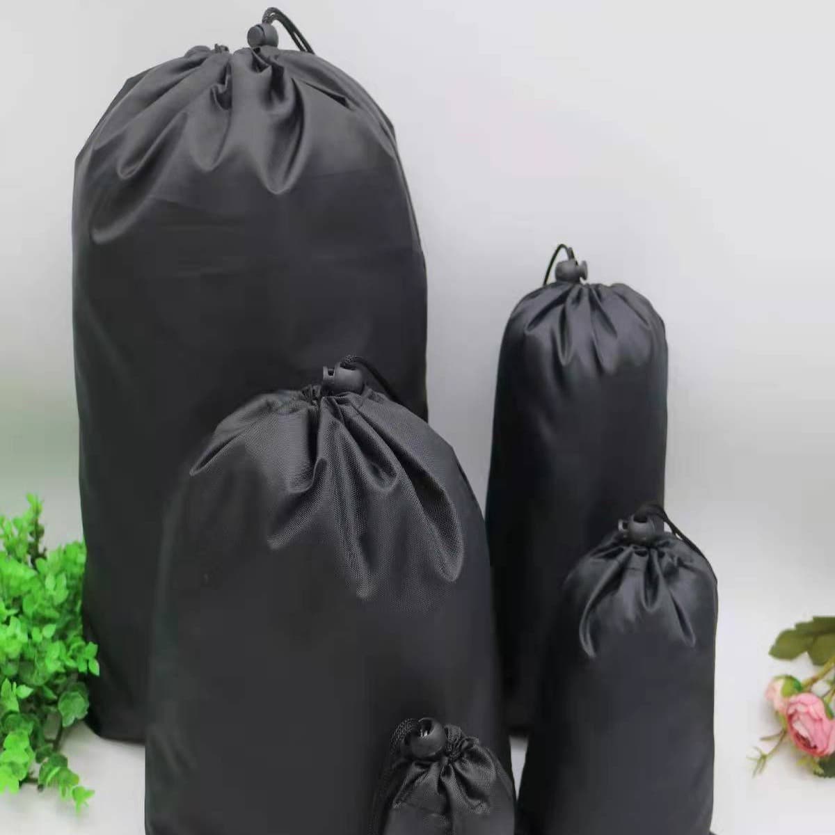 Oxford Fabric Waterproof Organizer Bag for Clothes and Shoes, Dust-Proof Travel Storage Bag with Drawstring Closure, Factory Direct Supply
