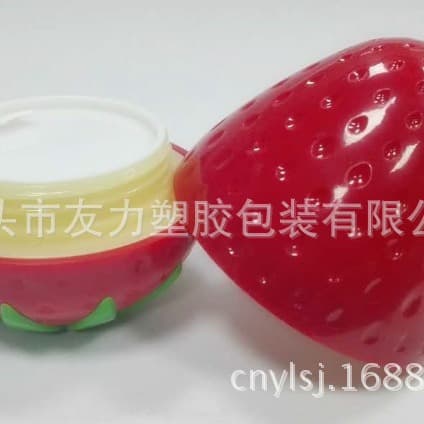 30g Strawberry Bottle Cream Jar Empty Container Moisturizer Box Cosmetic Face Cream Jar