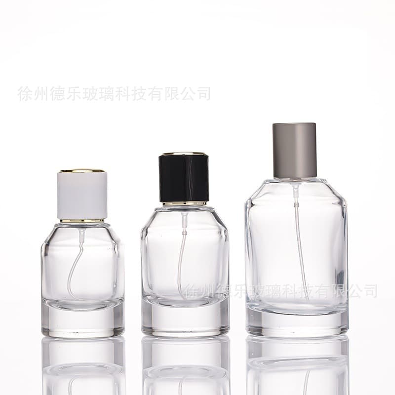 In Stock Round 30ml 50ml 100ml Perfume Spray Bottle Perfume Packaging Bottle Toner Refill Bottle