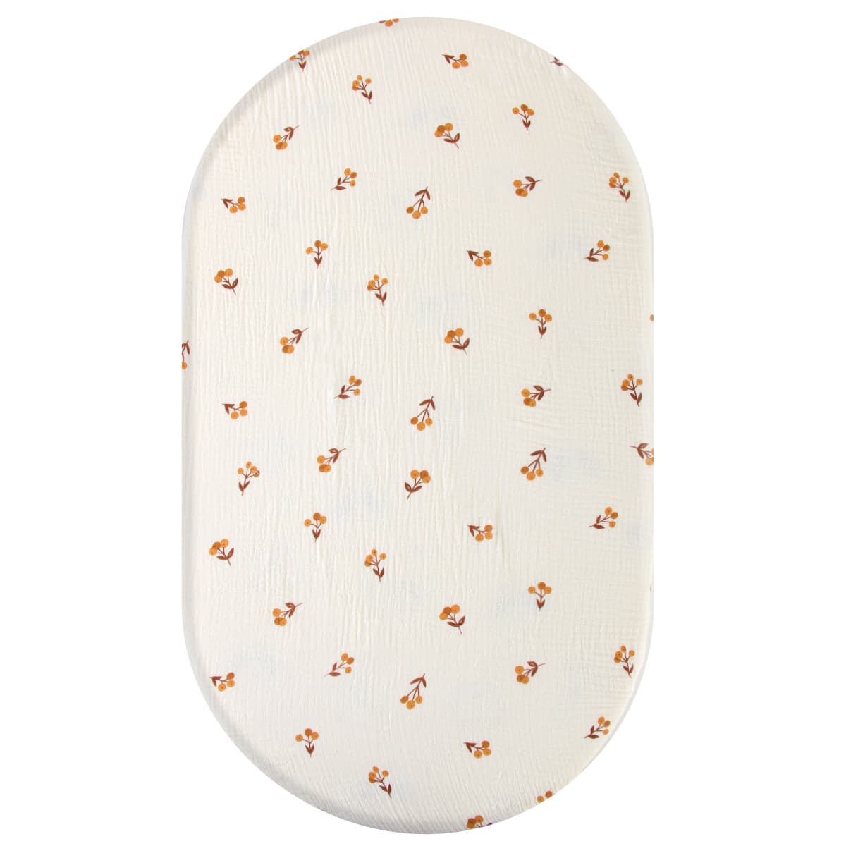 Baby Gauze Class A Fitted Sheet for Newborn Crib Mattress Protector Cover, All-Season Cotton Bed Sheet Cover for Infants