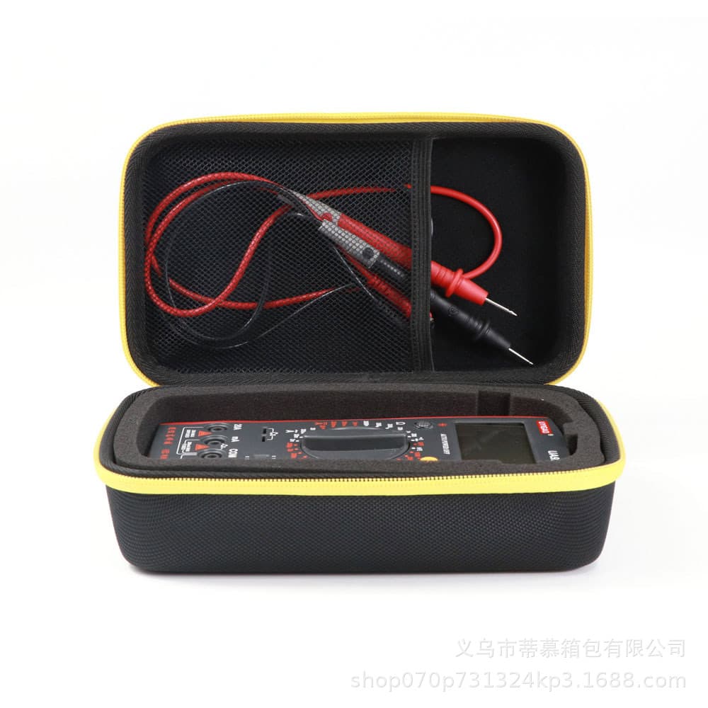 Compatible with Fluke multimeter carrying cases for F117C/F17B+/F15B+ models, hard instrument cases and tool pouches.