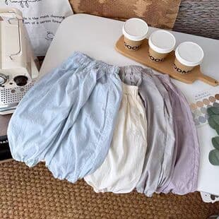 Baby Quick-Dry Mosquito-Proof Pants Summer Thin Boys Sun-Protection Pants Girls Candy Color Harem Pants Kids Casual Pants