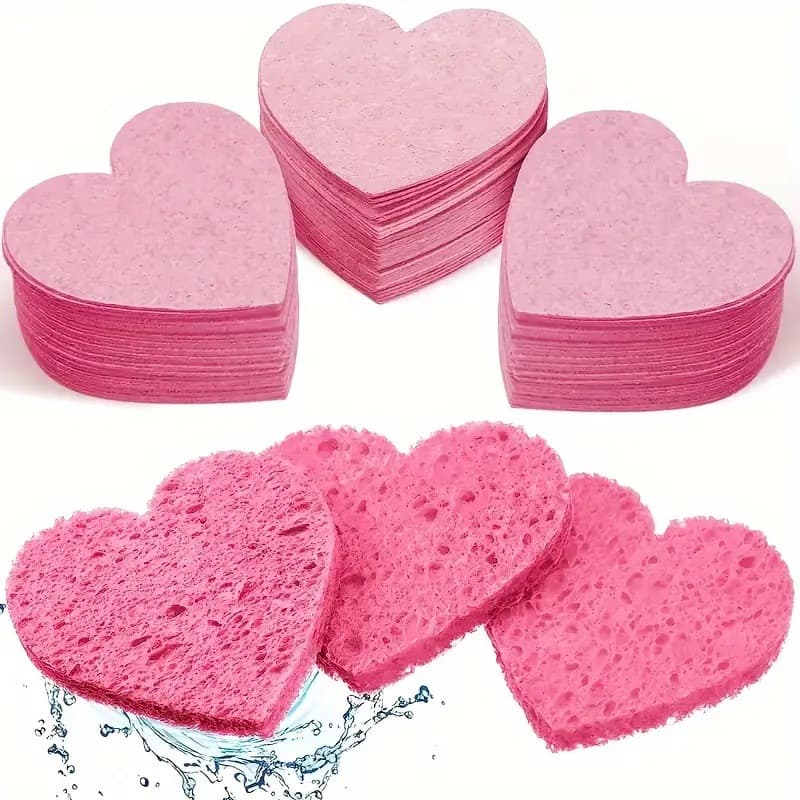 Cross-border Best-Selling Facial Cleansing Puff, Source Factory, Natural Compressed Biodegradable Facial Sponge, Wood Pulp Cotton Cleansing