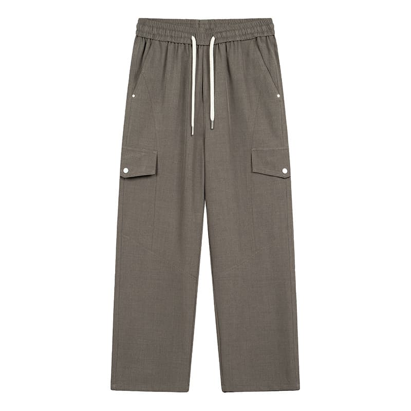 2026 Autumn New Casual Pants Men's Student Loose Straight Pants Men's Fashion Brand Workwear Wide Leg Pants Men's