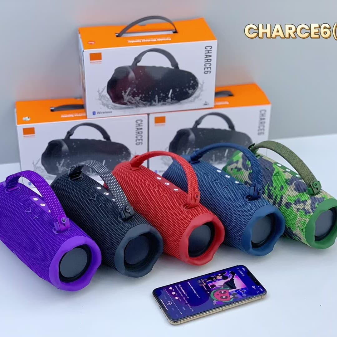 Cross-border foreign trade CHARGE6 wireless Bluetooth audio shockwave 6 portable outdoor portable dual-speaker subwoofer