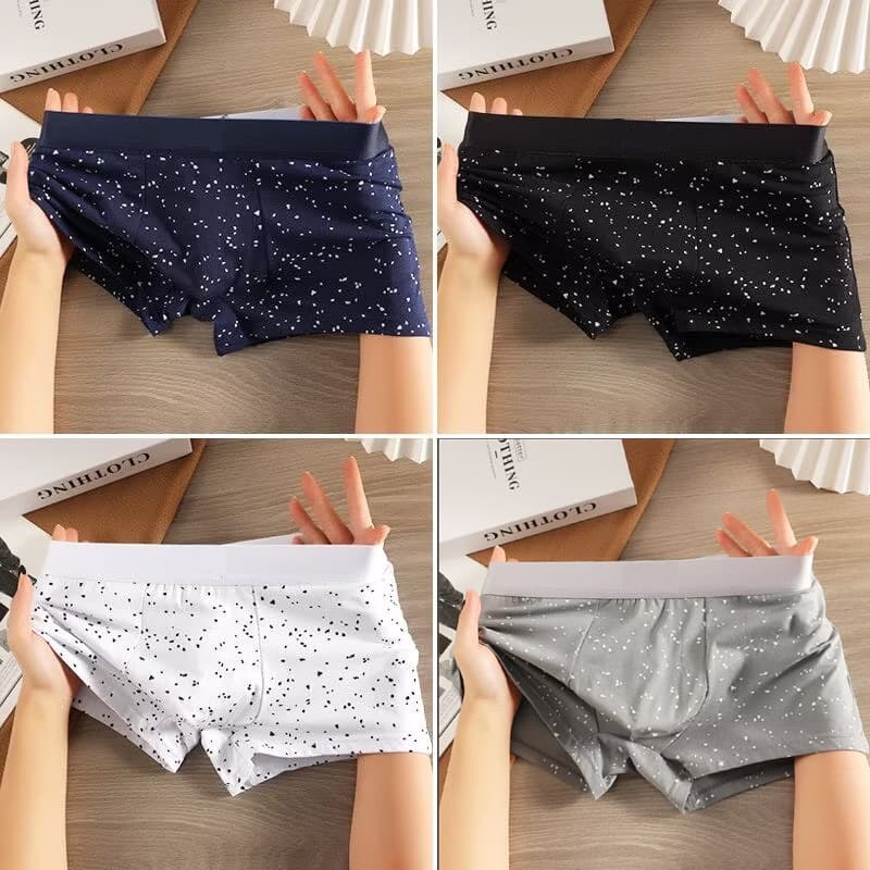 Factory stock clearance miscellaneous starry sky men's underwear breathable men's boxers fashion youth printed boxer shorts