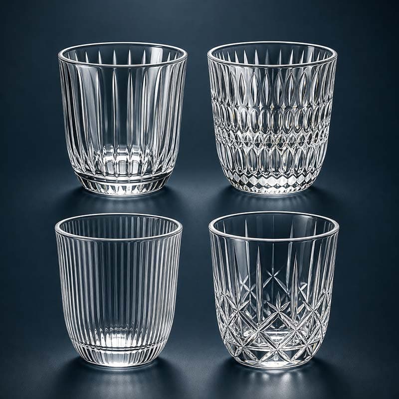 Simple thickened glass household heat-resistant drinking cup latte coffee cup cold drink juice cup milkshake expansion cup