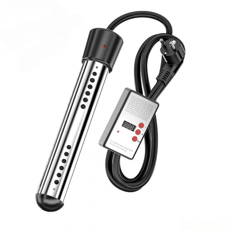 New Rapid Water Heater with Auto Power-Off and Smart Timer for Bathtubs/Basins/Buckets, High-Power Heating Rod