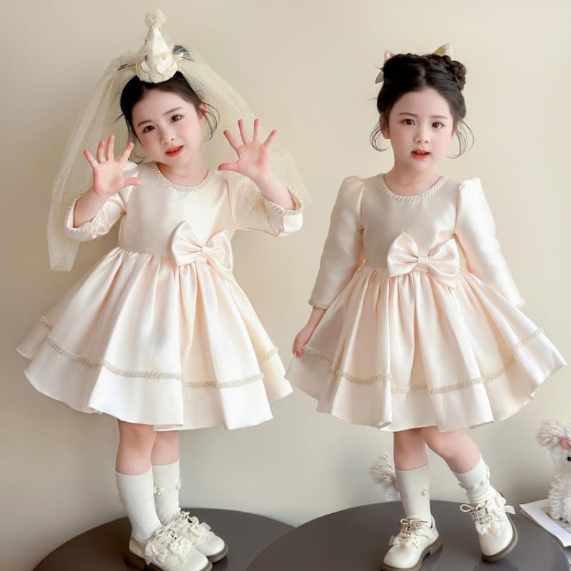 Girls Dress Spring Autumn 2026 New Baby Princess Dress Children Unique Beautiful Dress