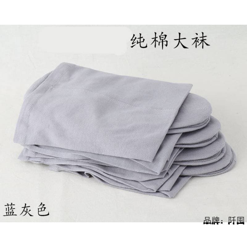 . Monk socks pure cotton summer thin breathable monk leggings large socks men and women monk cotton socks