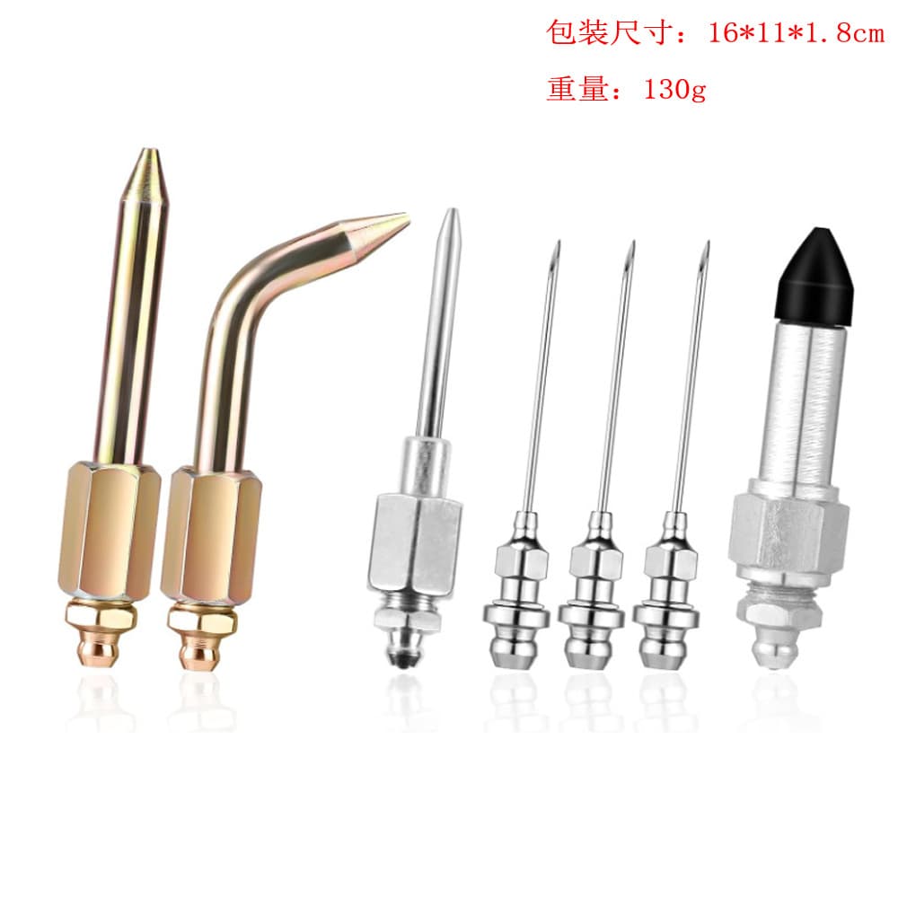Grease gun head coupler, grease needle set.
