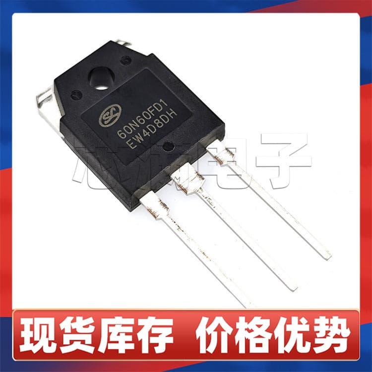 Original SGT60N60FD1PN 60N60FD1 600V 60A Through-hole TO3P High Voltage Power Transistor IGBT