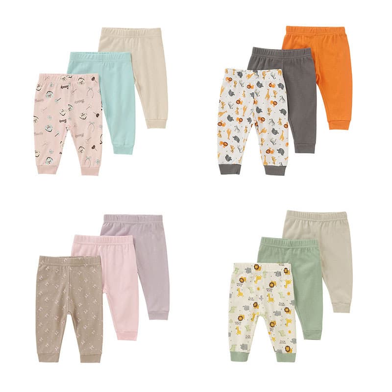 Baby Thermal Long Johns for Boys and Girls, Cotton Spring/Autumn Leggings, Winter Style, Loose Home Pants, Casual Long Pants, Sleep Pants