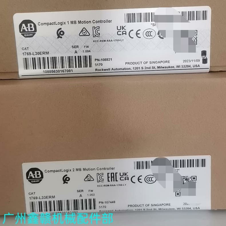 AB Rockwell series module 1769-L33ERM, brand new stock available, negotiable price with free shipping.