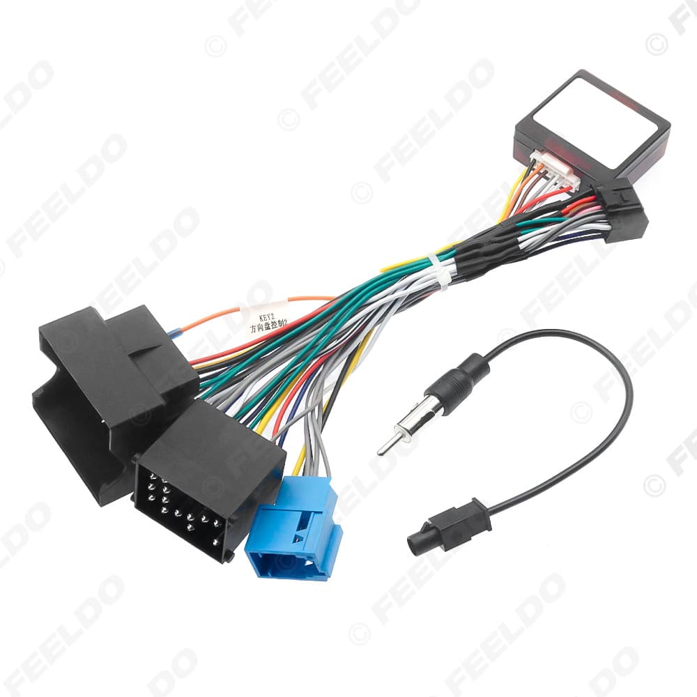 Compatible with 1998-2014 BMW E39/E46/E53 Android Navigation 16Pin Power Cable Protocol Box