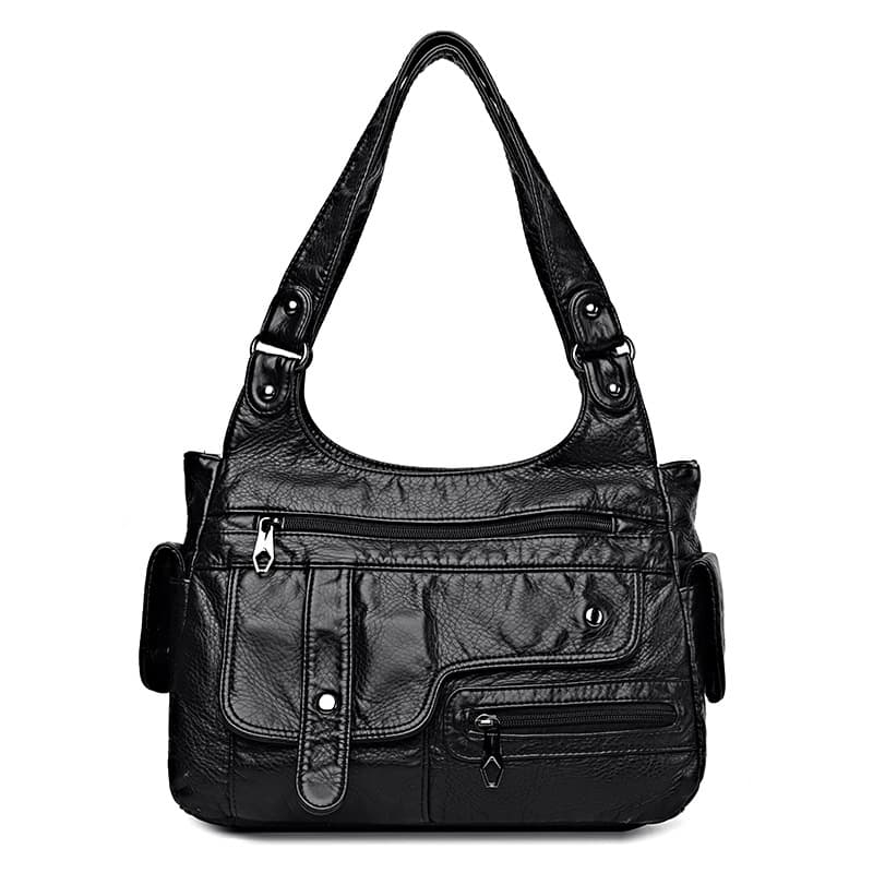 Cross-border Trade 2022 New Backpack for Women, Middle-aged Ladies Crossbody Bag, Soft Leather Shoulder Bag, Simple Crossbody Bag
