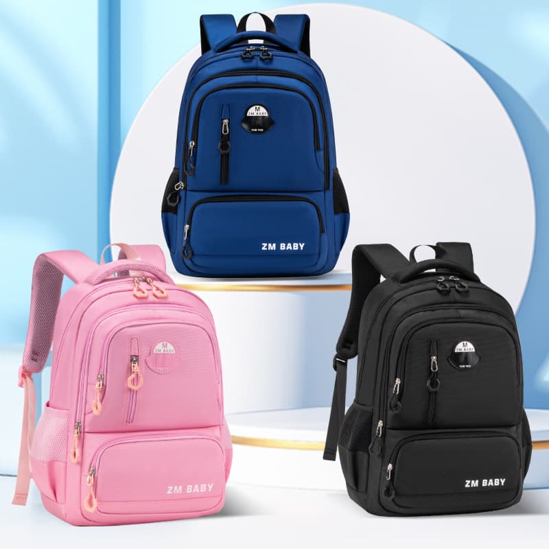 New Elementary School Backpack for Boys and Girls Grades 1-3 Casual Large Capacity Double Shoulder Bag Unique Design