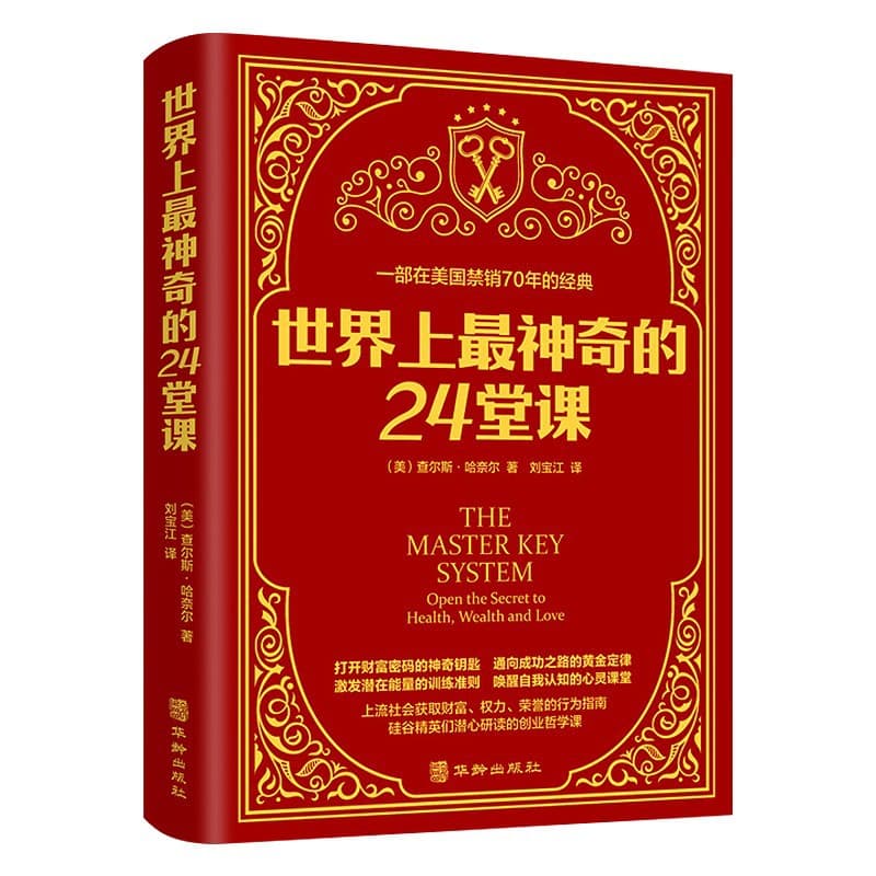 The world's most amazing 24-class influential potential training course, classic inspirational philosophy