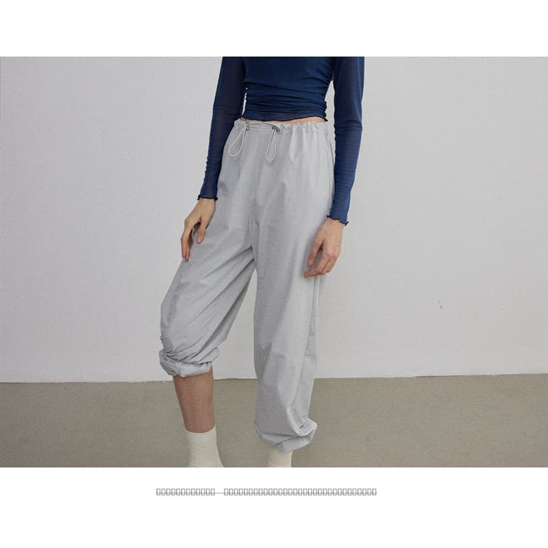 Pisure Skin-Friendly Comfortable Drawstring Adjustable Ballet Dance Yoga Sports Sauna Pants