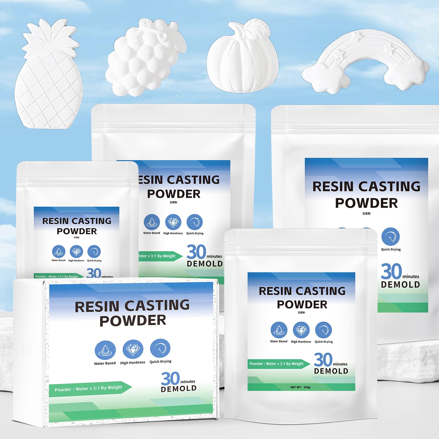 Factory Direct Plaster Doll Powder for Precision Casting Small Pack / Large Size Optional