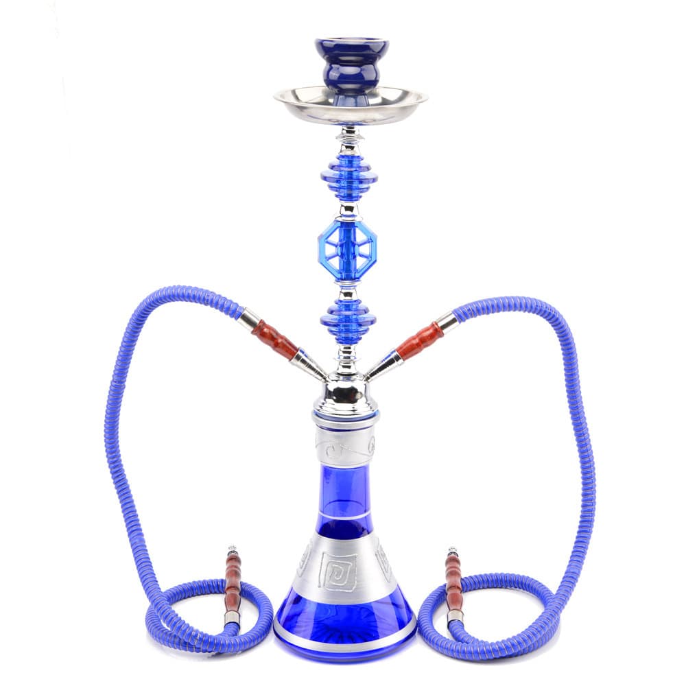 Factory Large Stock Water Pipe Dual-Tube Finished Product Cross-Border Stock Pipe Acrylic Smoking Accessories Shisha