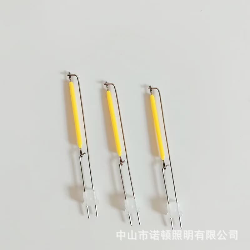 COBLED 38MM Ceramic Filament Lamp 3V Warm Light 80 CRI with Positioning, Easy Installation Solar Ground Spike Light String