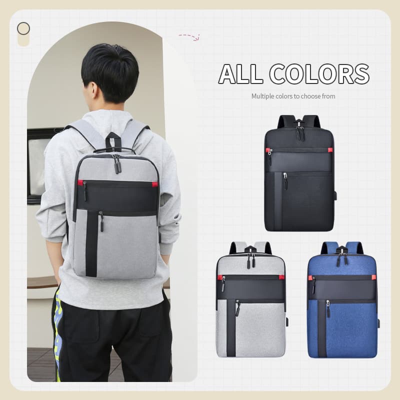Business computer bag backpack student school bag notebook backpack bag sturdy and durable 16-inch computer backpack