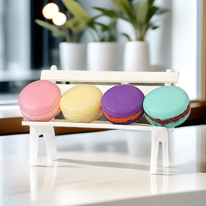Macaron Children's Soap Fruit Soap Handmade Soap Essential Oil Soap Cute Food Shape Hand Washing Bath Soap