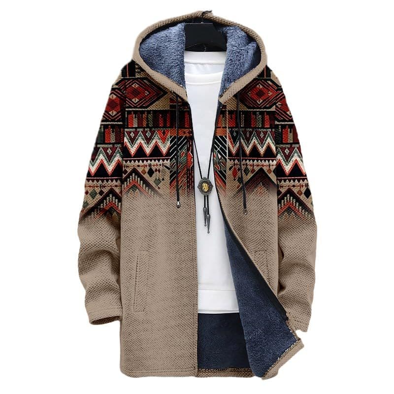 2026 Spring New Men's Cross-Border Trend Young Men Lapel Chenille Wool Overcoat Wool Jacket Mixed Batch