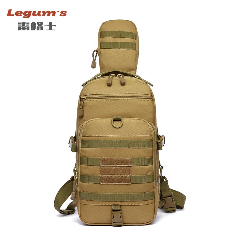 Oxford Cloth Waterproof Outdoor Sports Climbing Single Shoulder Bag Tactical Chest Bag Breathable Wear Resistant Camouflage Pack