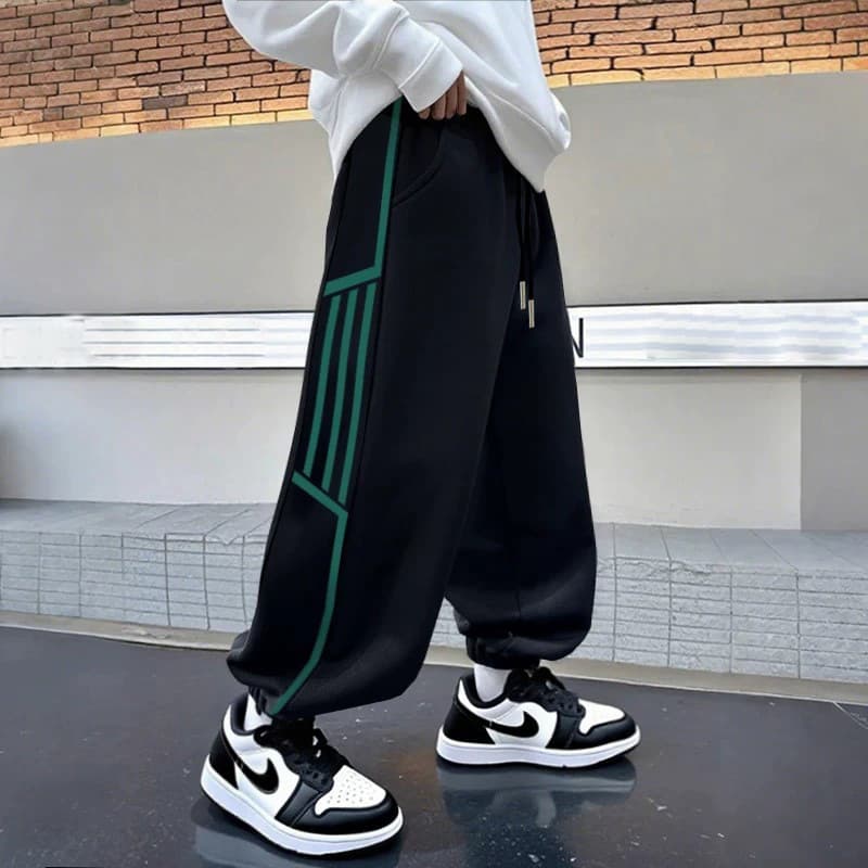 Kids Boys' Autumn Pants Spring/Fall 2026 New Style for Older Boys, Sweatpants Long Pants Sports Trendy
