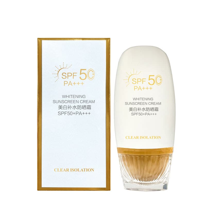Sunscreen Lotion UV Protection Refreshing Non-Greasy Full Body Waterproof Sweat-Proof Sun Cream