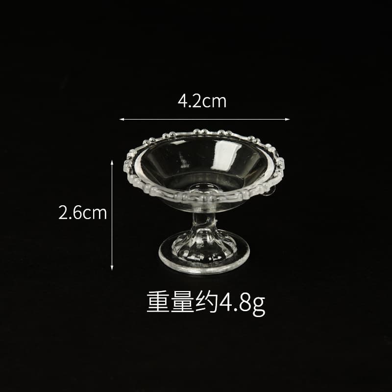Factory Direct Simulated Food Toy Cup Accessories Handmade DIY Mini Wine Glass Cream Sundae Mousse Cup