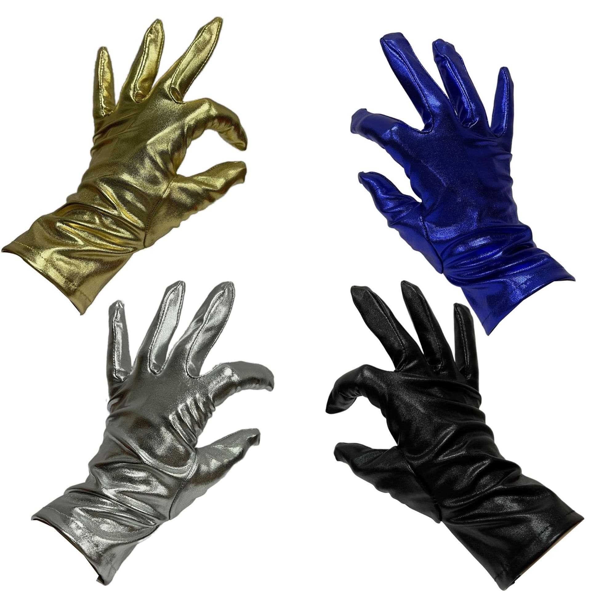Dance Performance Gloves Patent Leather Gloves Vintage Hepburn Style Evening Dress Bridal Wedding Photography Gloves Party Gloves