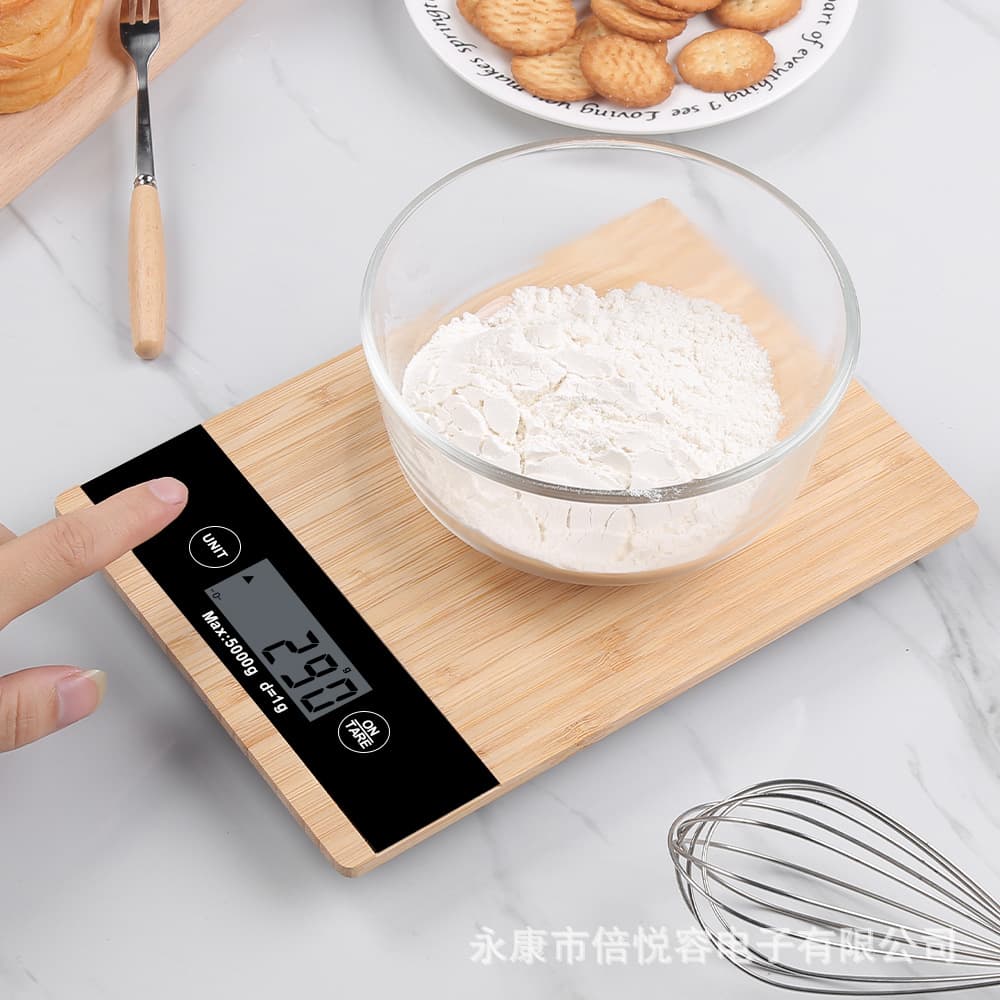 High-precision electronic kitchen scale, small baking scale, 5kg/L, household food scale, wholesale.