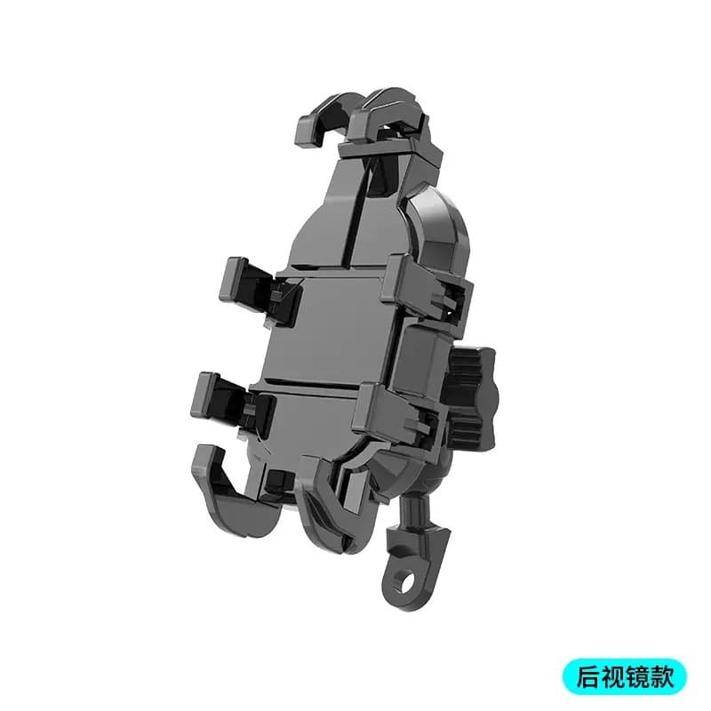 Motorcycle Phone Mount 8-Claw Single-Hand 360° Rotation Electric Scooter Bike Shockproof Navigation Car Holder