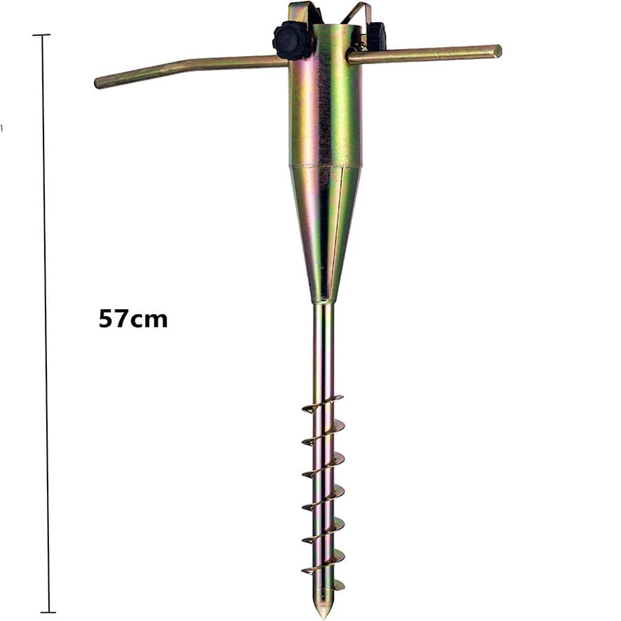 Amazon Metal Sun Umbrella Pole Stand, Beach Garden Sunshade Sand Flagpole Holder, Grass Anchor Ground Spike Base