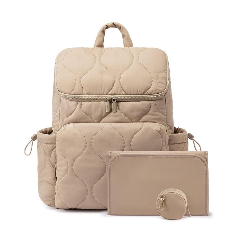 New Diaper Backpack Mommy Bag Lightweight Baby Diaper Bag with Insulated Pocket Diaper Pad Pacifier Bag