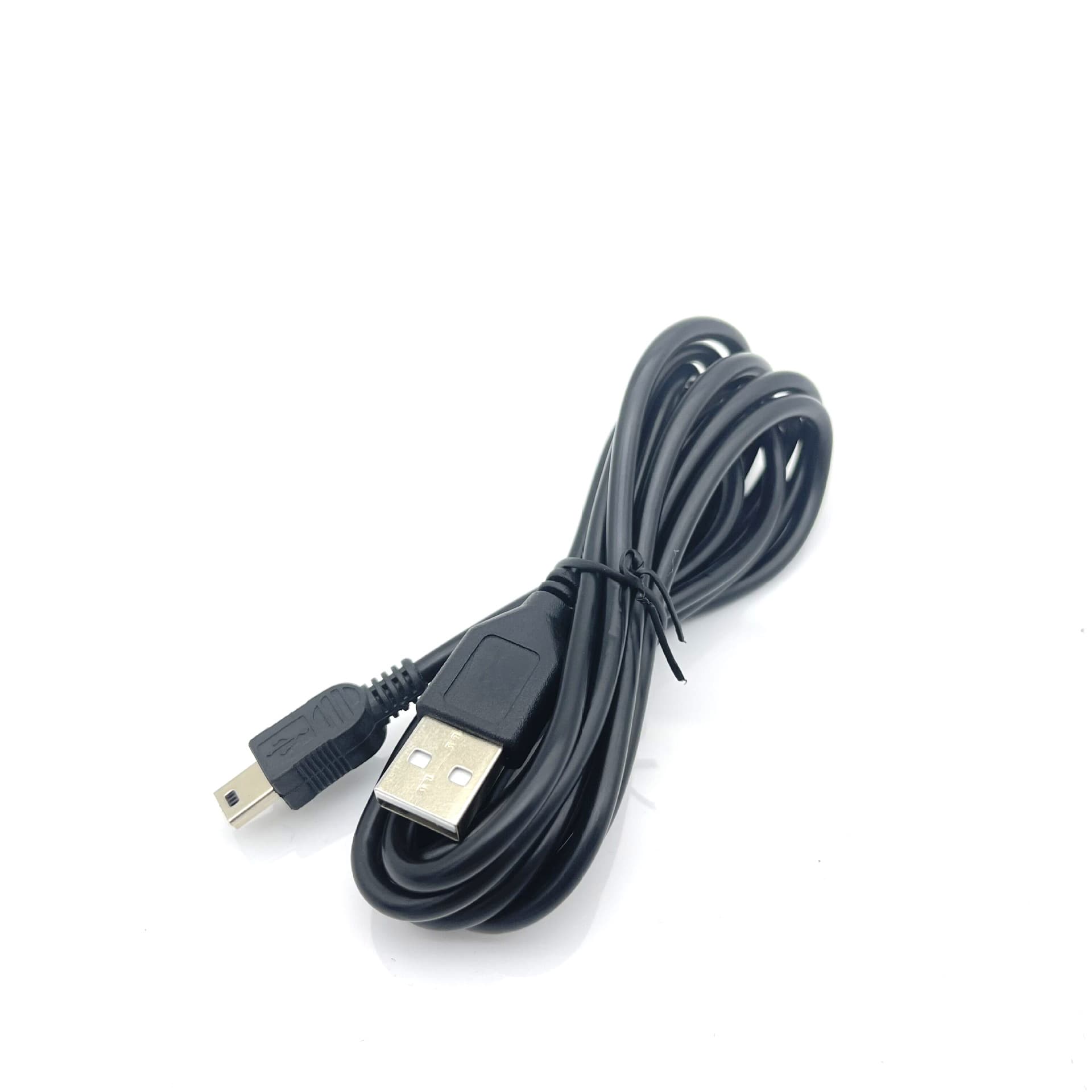 1m Pure Copper Mini USB Data Cable Wholesale for Radio, Senior Phone, Dash Cam, T-port V3 Charging Cable 2m