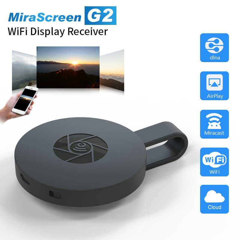 G2WIFI DISPLAY RECEIVER Wireless HDMI Screen Mirroring AirPlay Dongle Wireless Receiver