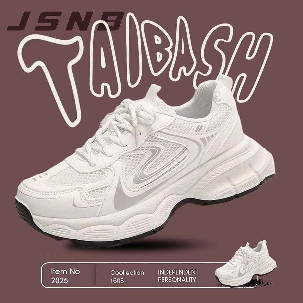 JSNB Chunky Dad Sneakers for Women 2026 New Spring Ultra Stylish White Casual Athletic Shoes