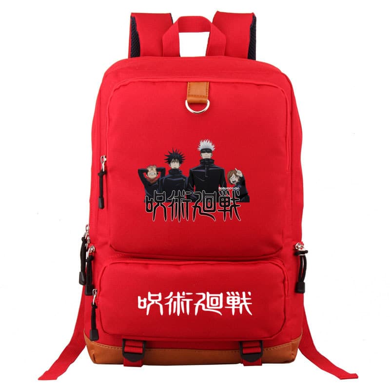 New Cross-Border Anime Jujutsu Kaisen Trendy Backpack Casual Oxford School Bag for Students