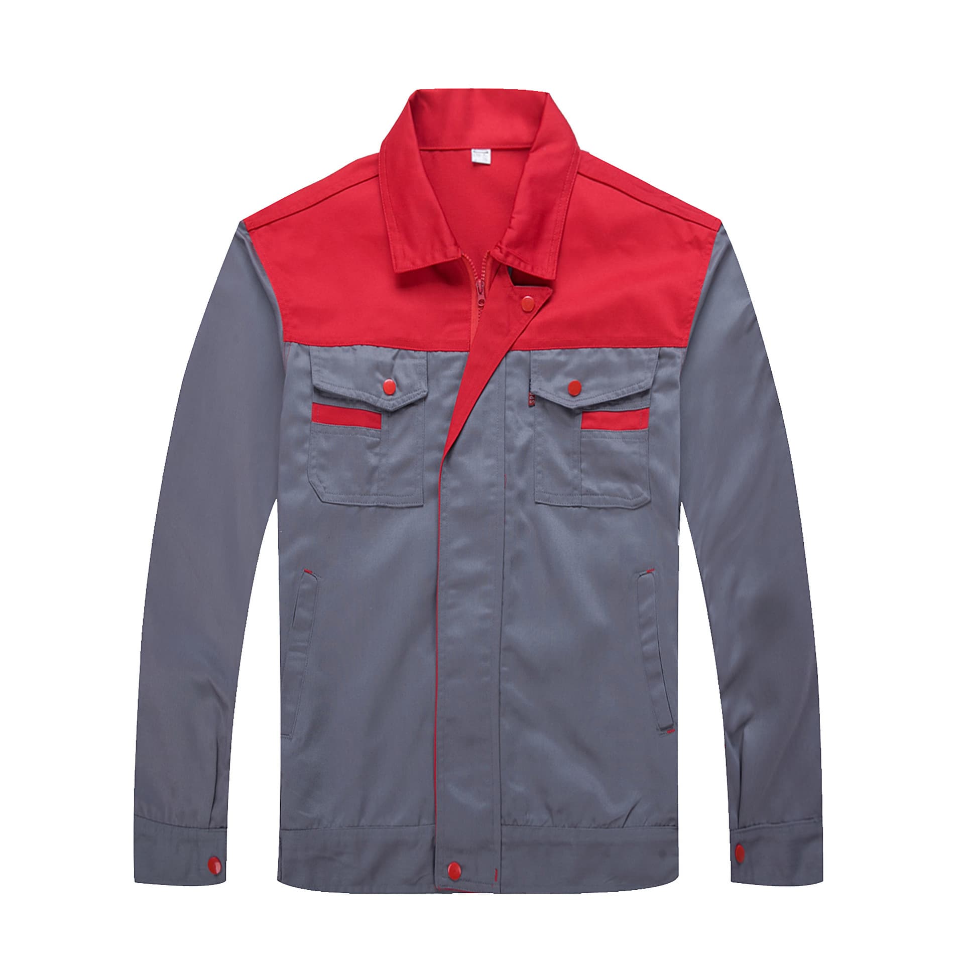 Spring and Autumn Long-Sleeve Workwear Set for Men and Women, Auto Repair Uniform, Workshop Cleaner Worker Factory Uniform, Labor Protection Jacket