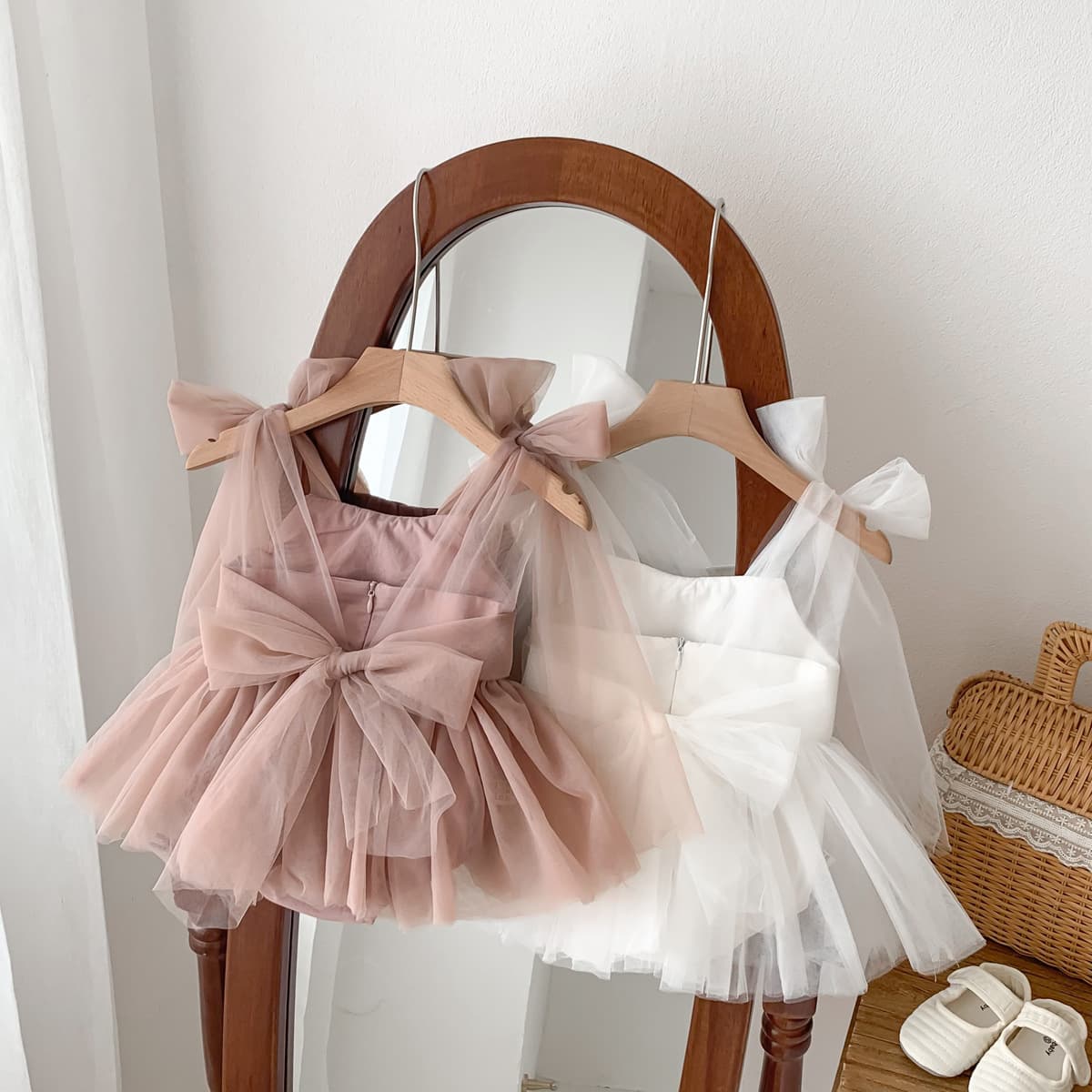 Baby Romper A-Class Summer Girls Bodysuit Ins Breathable Mesh Cotton Summer Girls Outwear