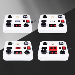 Large Round Test Stand LED Light Test Wire with Clips 2-Position 4-Position Test Box Test Connection Clips Test Stand