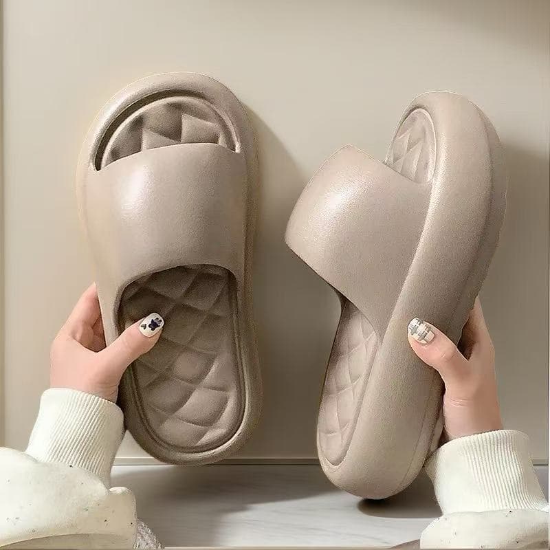 5cm Platform Thick-Soled Slippers for Women, Summer Indoor & Outdoor Beach EVA Soft Sole Slippers