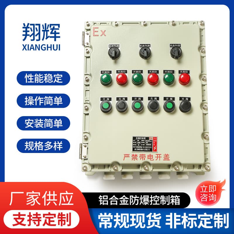 Explosion-proof Control Box Valve Control Box BXK Instrument Control Box Explosion-proof Distribution Box Manufacturer Cast Aluminum Explosion-proof Box